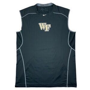 Nike Wake Forest Baseball TEAM ISSUED Demon Deacons Sleeveless Cutoff t-shirt XL